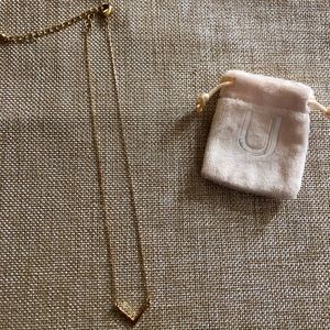 Uncommon James Baby V Necklace - Gold